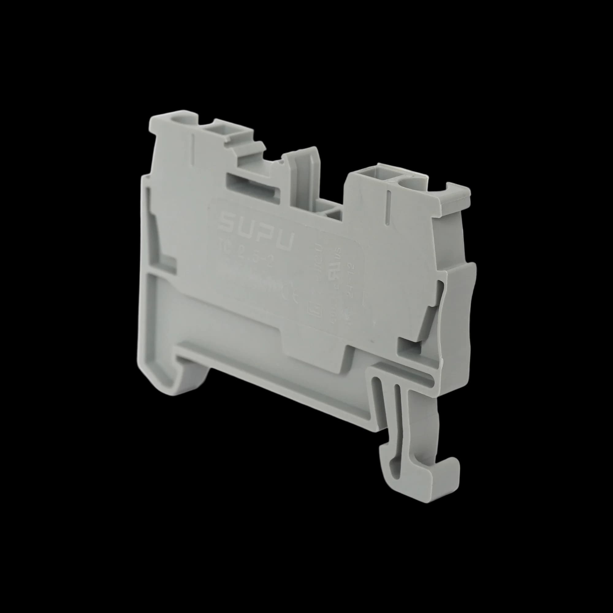 TC2.5-2-GY_Клемма TC2.5-2, серая, пружинная, 2.5мм²