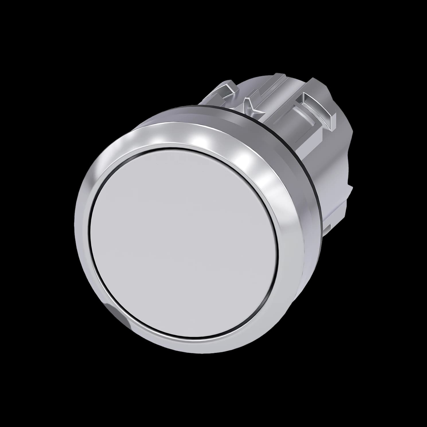 3SU1050-0AB60-0AA0_Актуатор кнопки белый, без фиксации, металл
