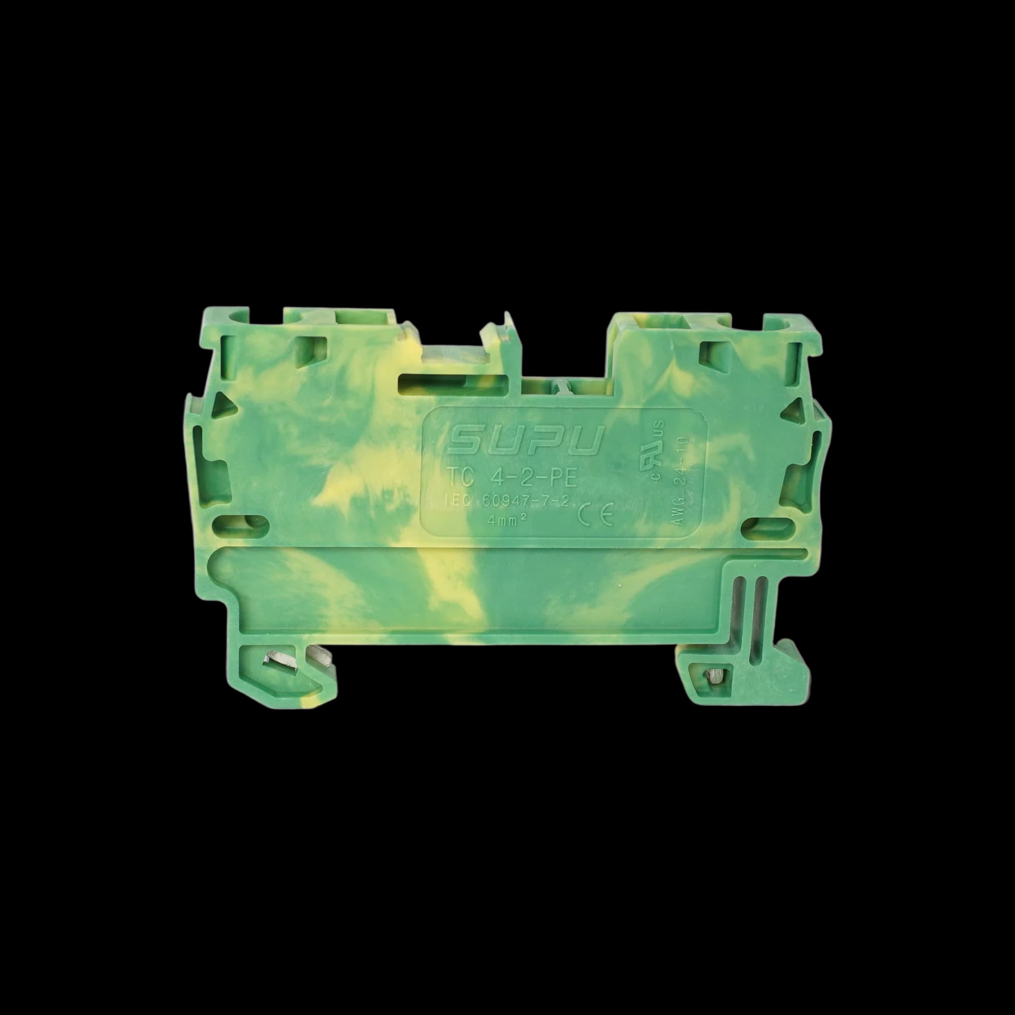 TC4-2-PE_Клемма TC4-2, жёлто-зелёная, пружинная, 4мм²_5
