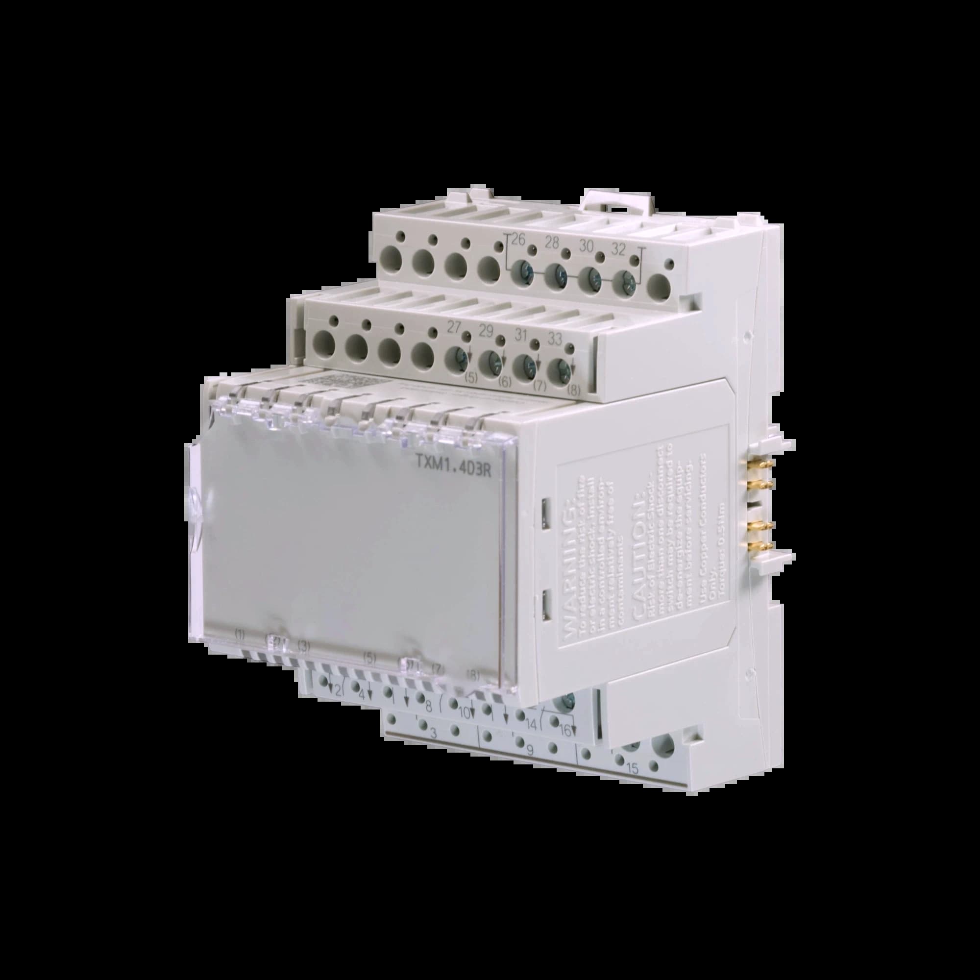 TXM1.4D3R_Модуль расширения Desigo на 4 дискретных входа и 3 релейных выхода