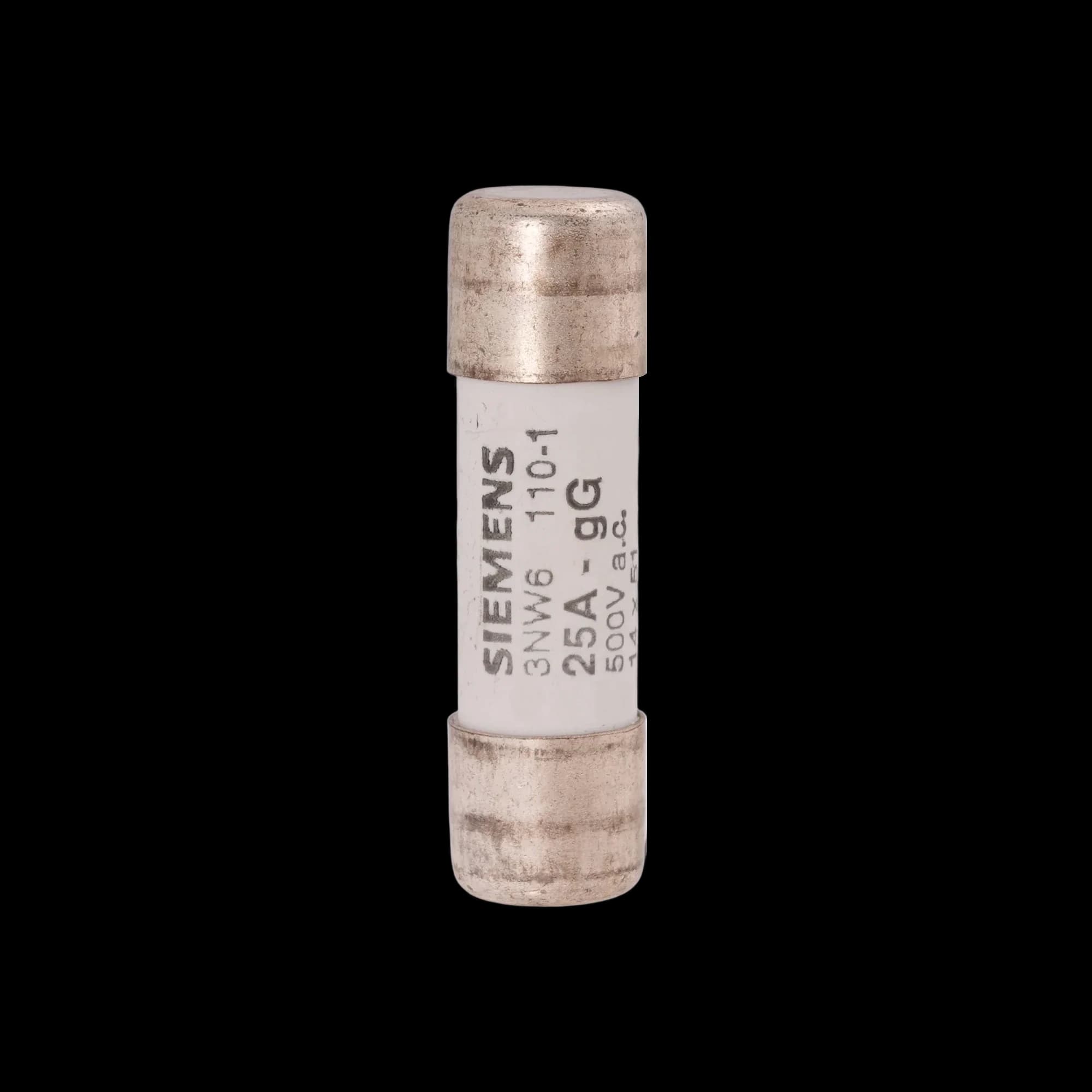3NW6110-1_Siemens цилиндрическая плавкая вставка SENTRON, 14 × 51 мм, gG, 25 А, 690 В AC
