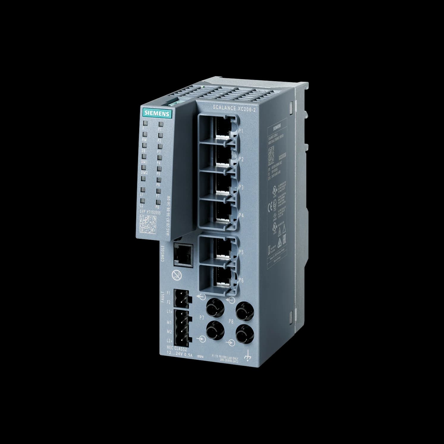 6GK5206-2BB00-2AC2_Управляемый коммутатор SCALANCE XC206-2 (ST/BFOC)