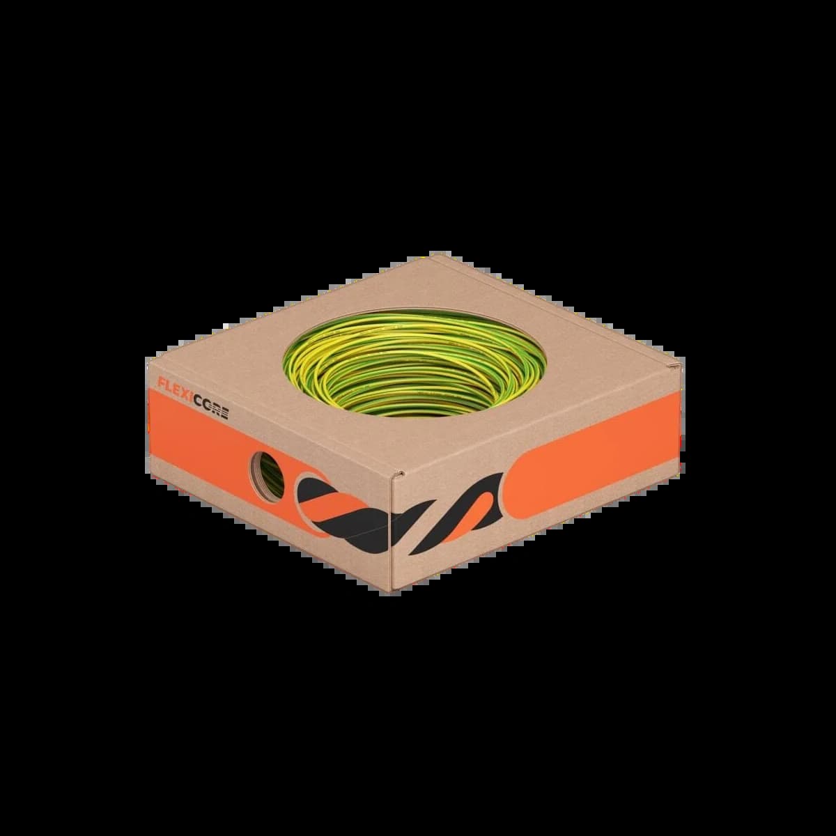 3120000425_Провод монтажный 4 мм² Жёлто-зелёный 100 м