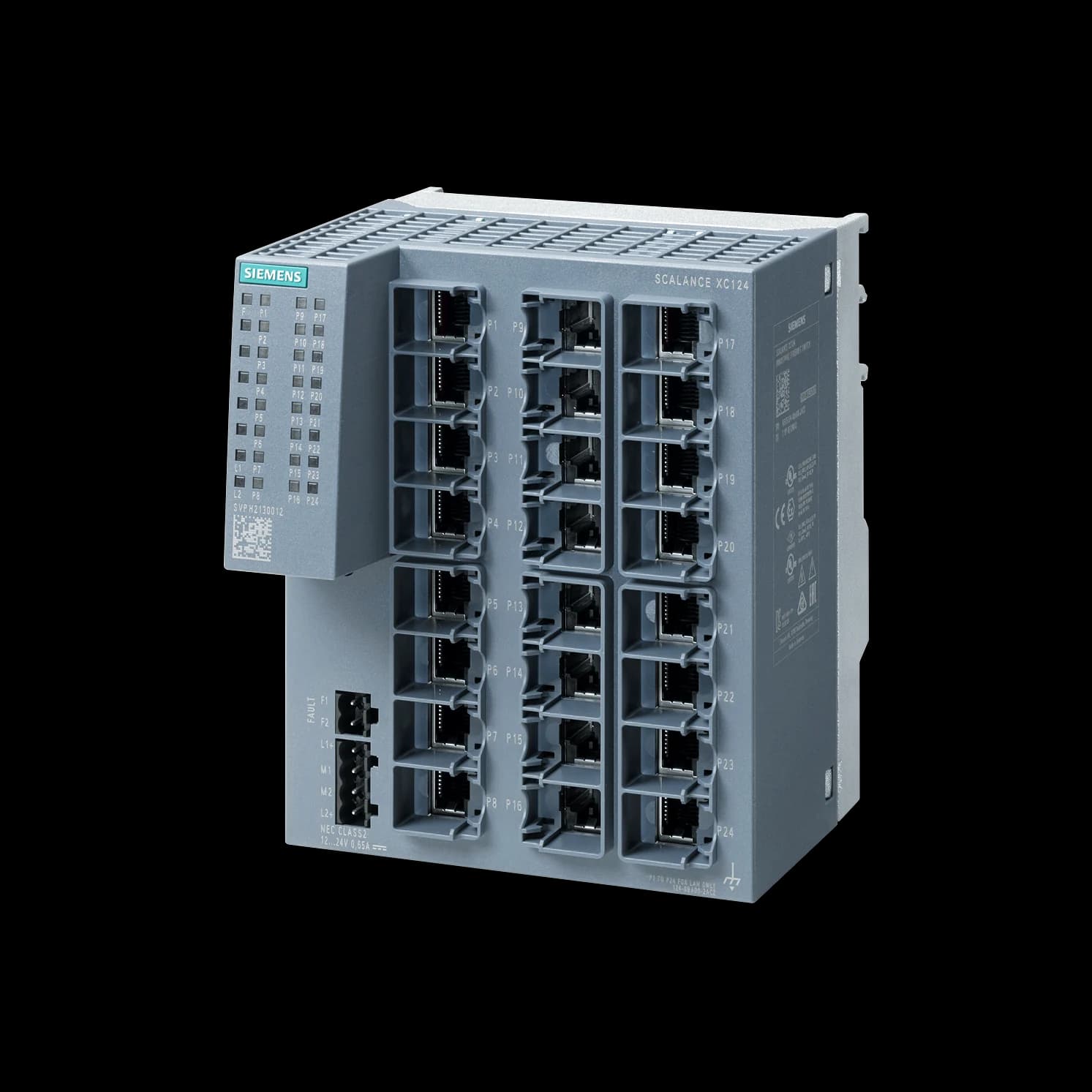 6GK5124-0BA00-2AC2_Неуправляемый коммутатор SCALANCE XC124