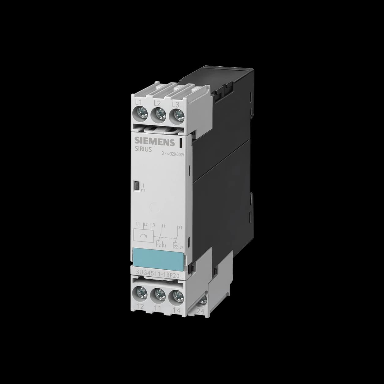 3UG4511-1BN20_Siemens реле контроля чередования фаз, 3 × 160…260 В AC, 2 переключающих контакта_4