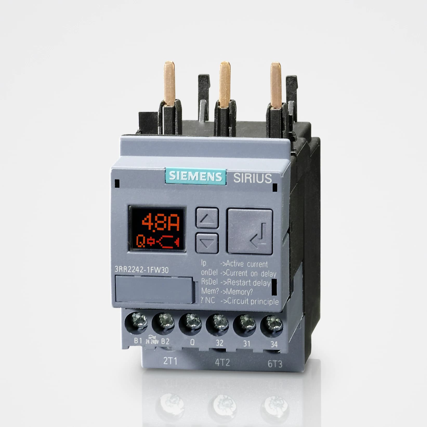 3RR2242-1FW30_Реле контроля тока, In=4-40A, типоразмер S0