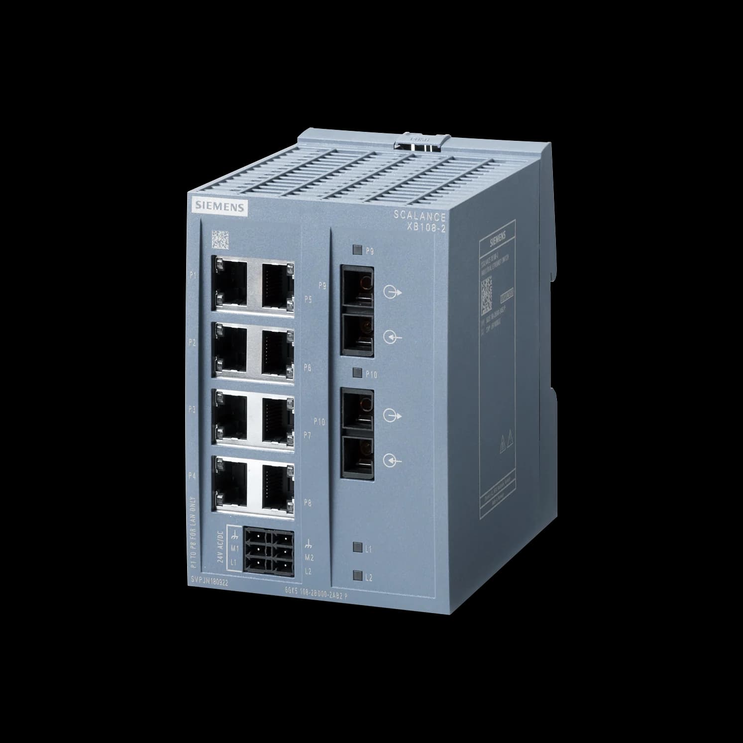 6GK5108-2BD00-2AB2_Неуправляемый коммутатор SCALANCE XB108-2 (SC)