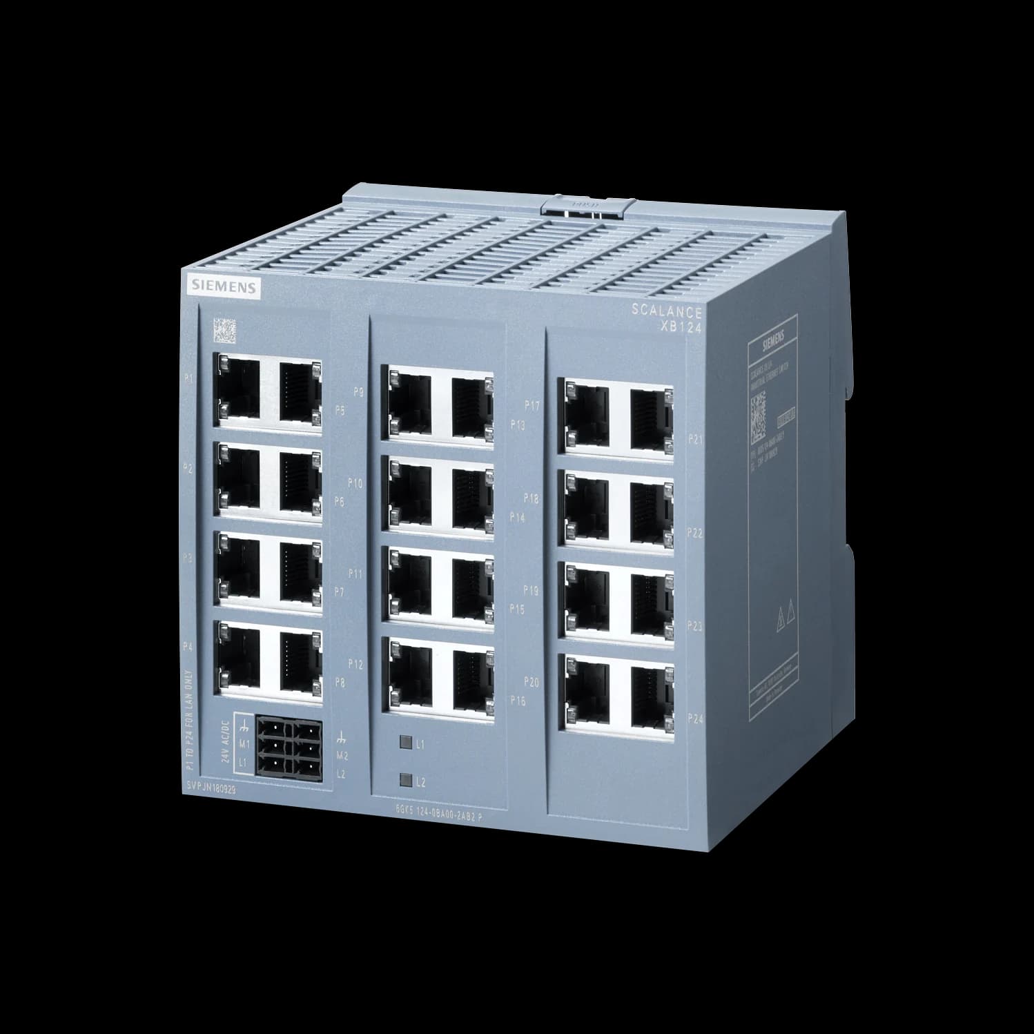 6GK5124-0BA00-2AB2_Неуправляемый коммутатор SCALANCE XB124