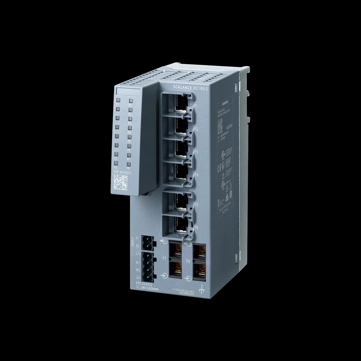 6GK5106-2BD00-2AC2_Неуправляемый коммутатор SCALANCE XC106-2 (SC)