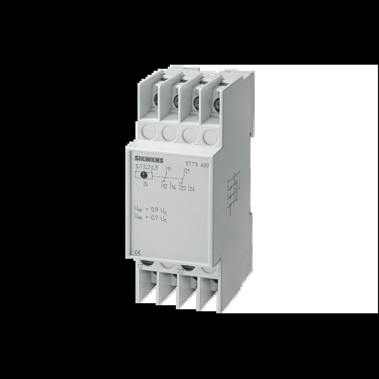5TT3402_Реле контроля min напряжения 230/400В АС, 2ПК 