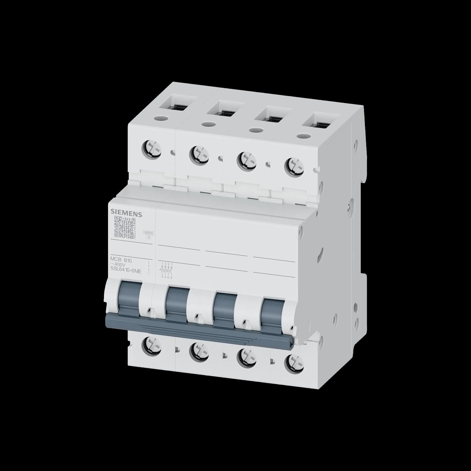 5SL6410-6_Автомат 4P, 10А, кривая «B», 6кА (B10)