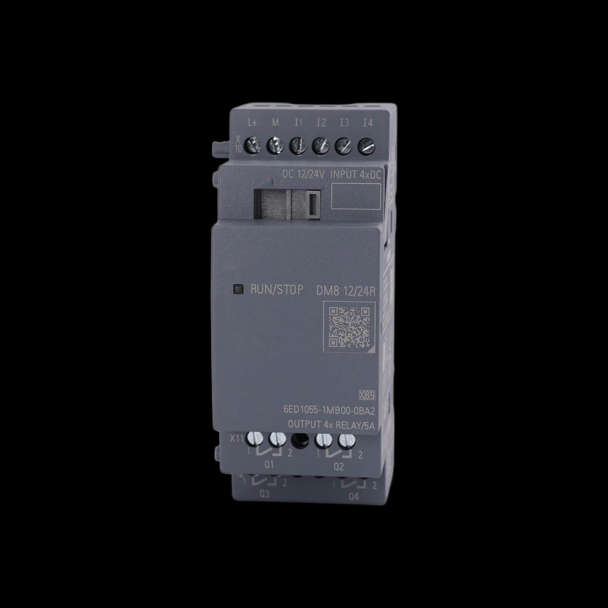 6ED1055-1MB00-0BA2_Модуль расширения LOGO! DM8 12/24R, 2 MW, 4DI/DO