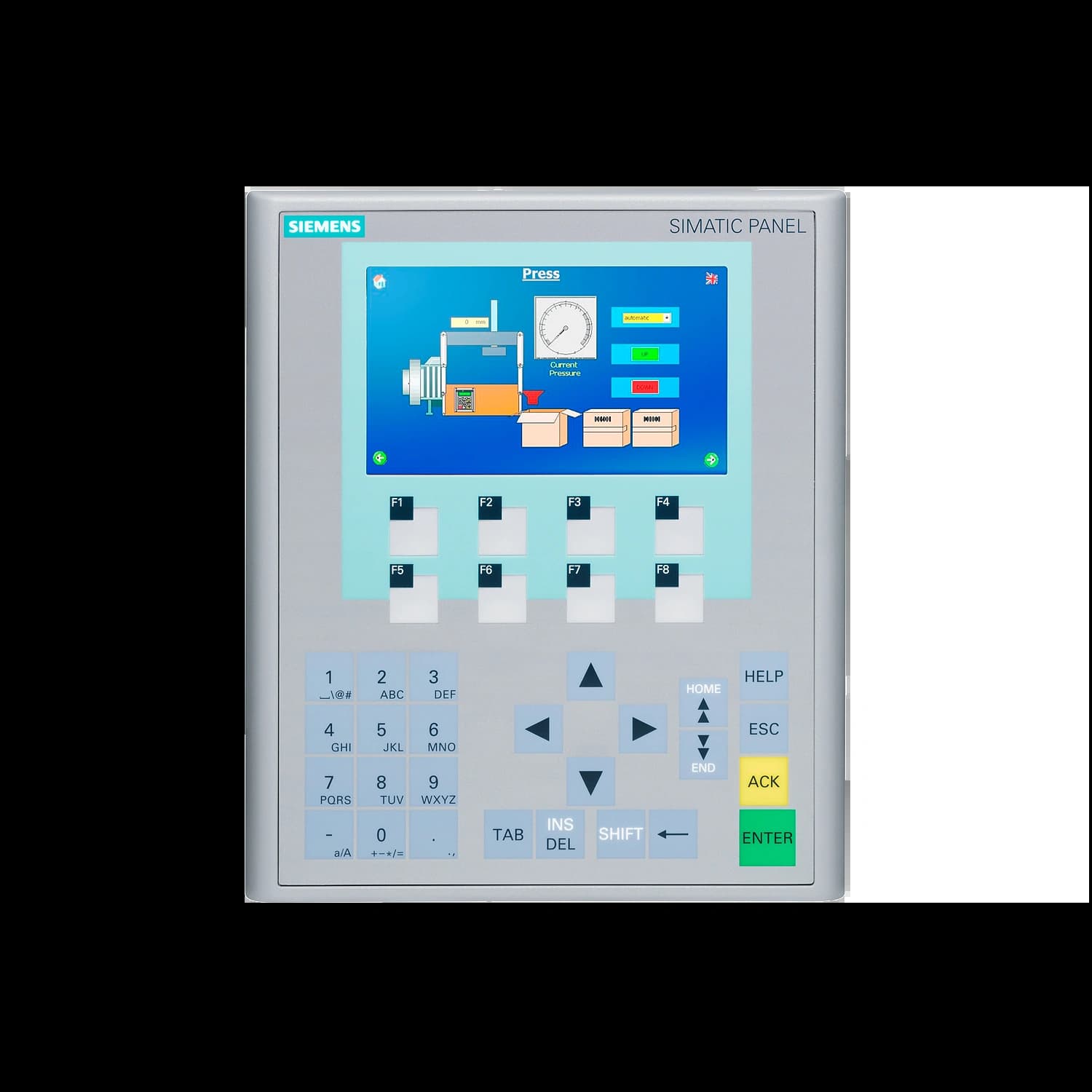 6AV6647-0AJ11-3AX1_Панель оператора KP400 Basic Color PN 4" с кнопками