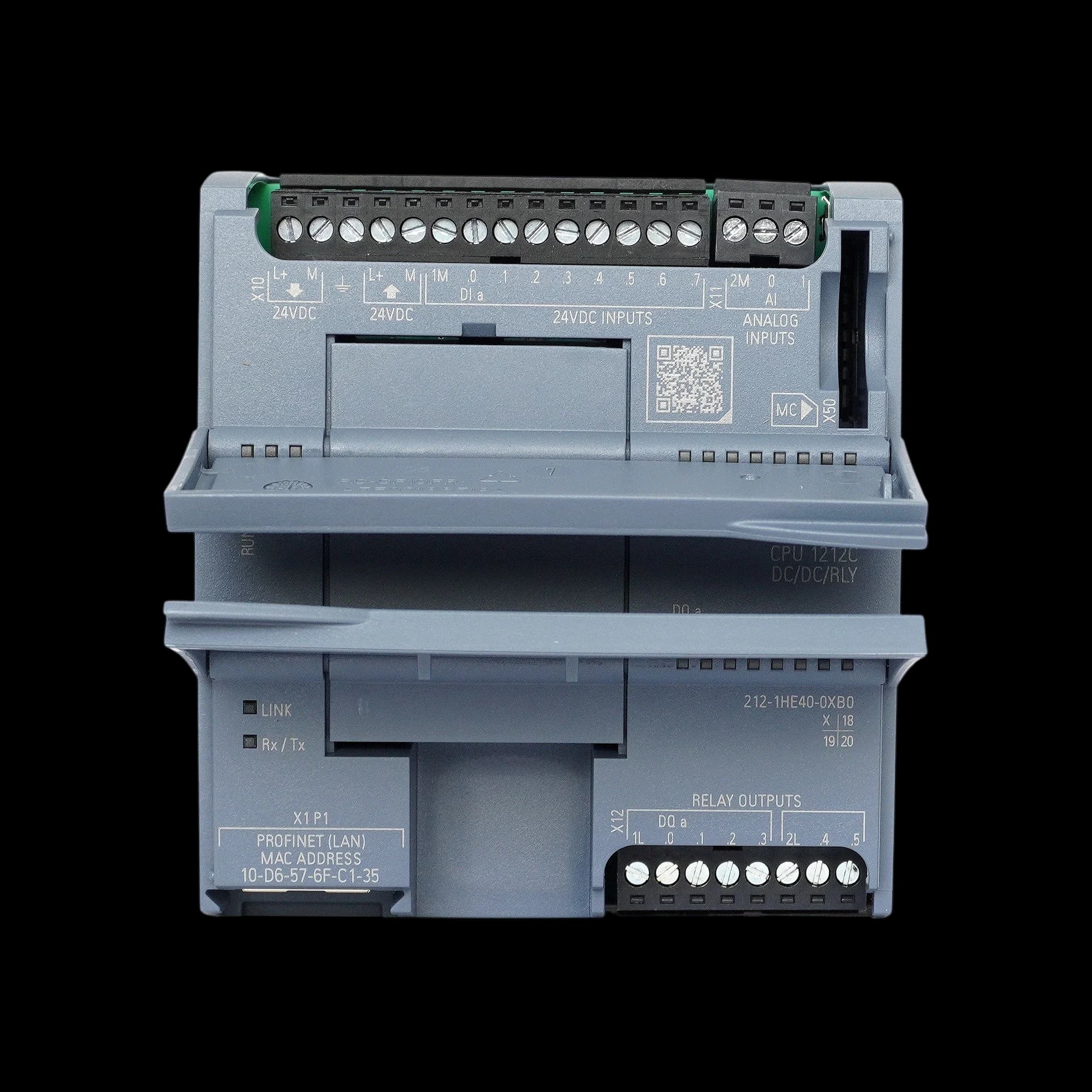 6ES7212-1HE40-0XB0_Simatic S7-1200 Центральный процессор CPU 1212C DC/DC/relay, 8DI/6DQ/2AI_4