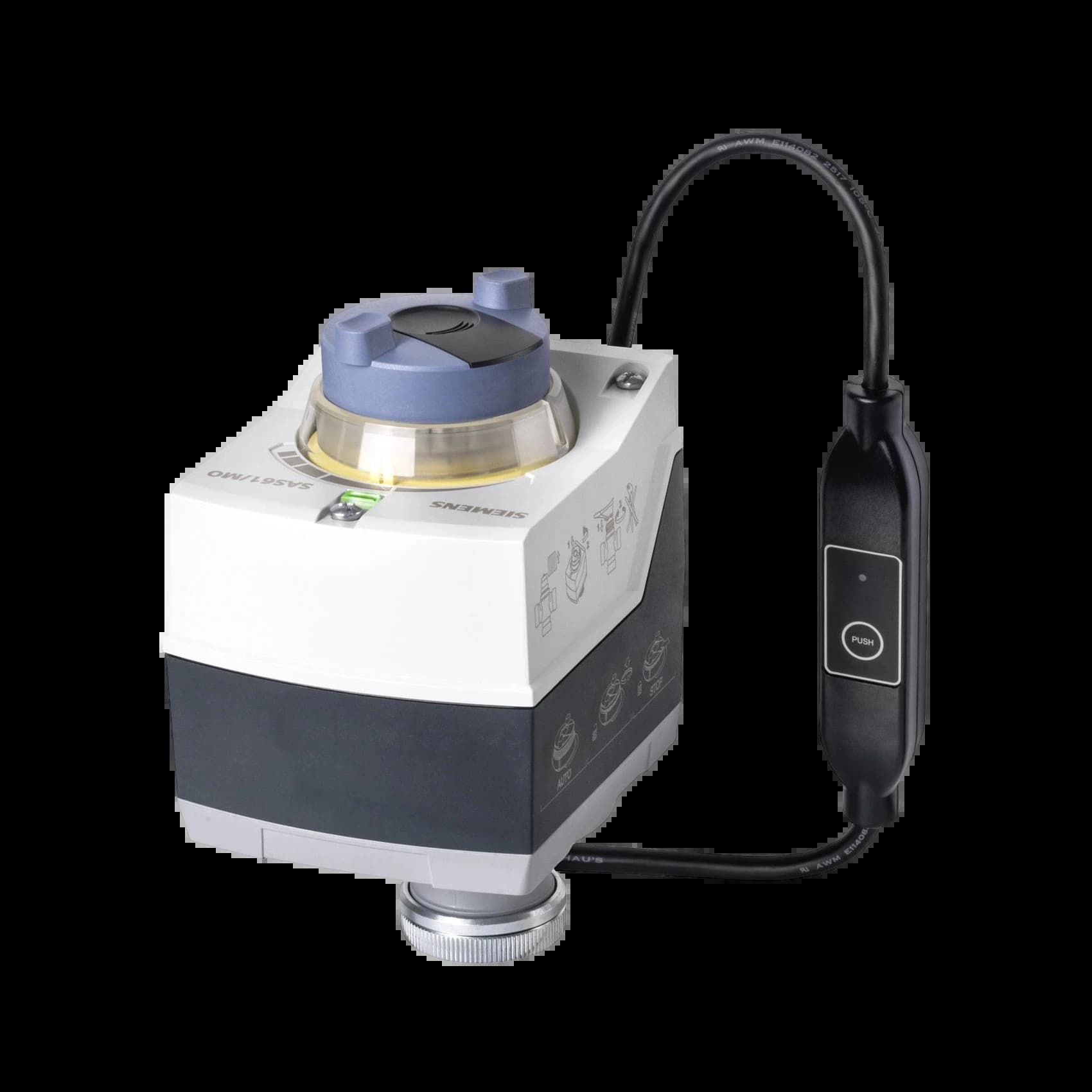 SAS61.03/MO_Электромоторный привод, 400 Н, для клапанов с ходом 5.5 мм, интерфейс Modbus RTU_1