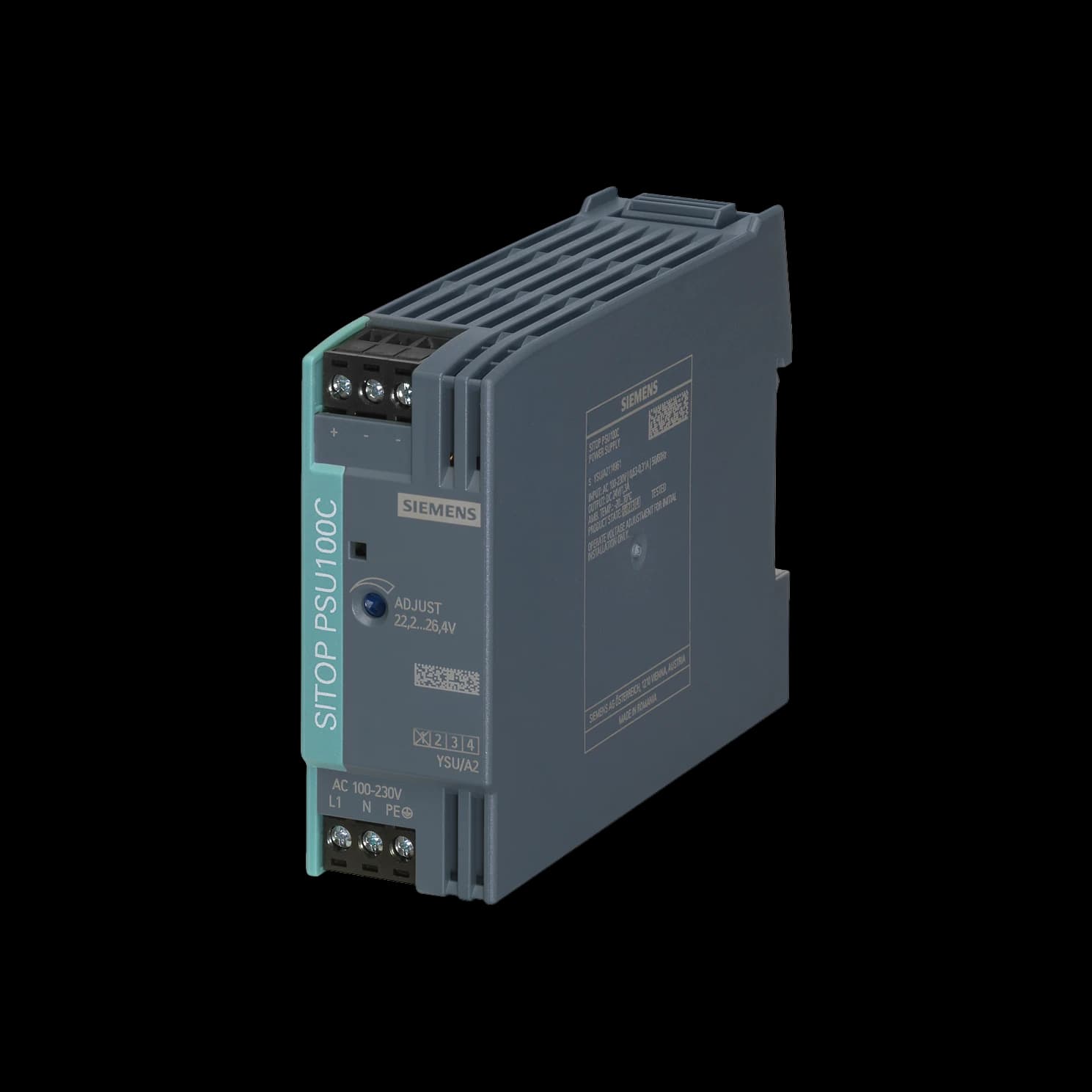 6EP1321-5BA00_Блок питания SITOP PSU100C, 1AC/DC -> 12В DC, 2А