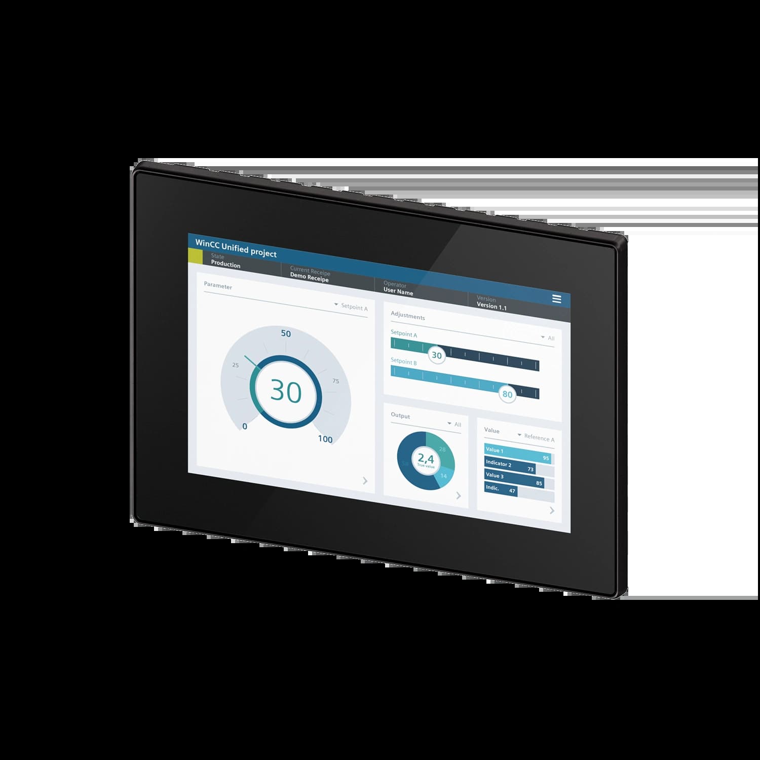 6AV2128-3KB36-0AX1_Панель оператора MTP1000 Unified Comfort 10.1" без логотипа_1