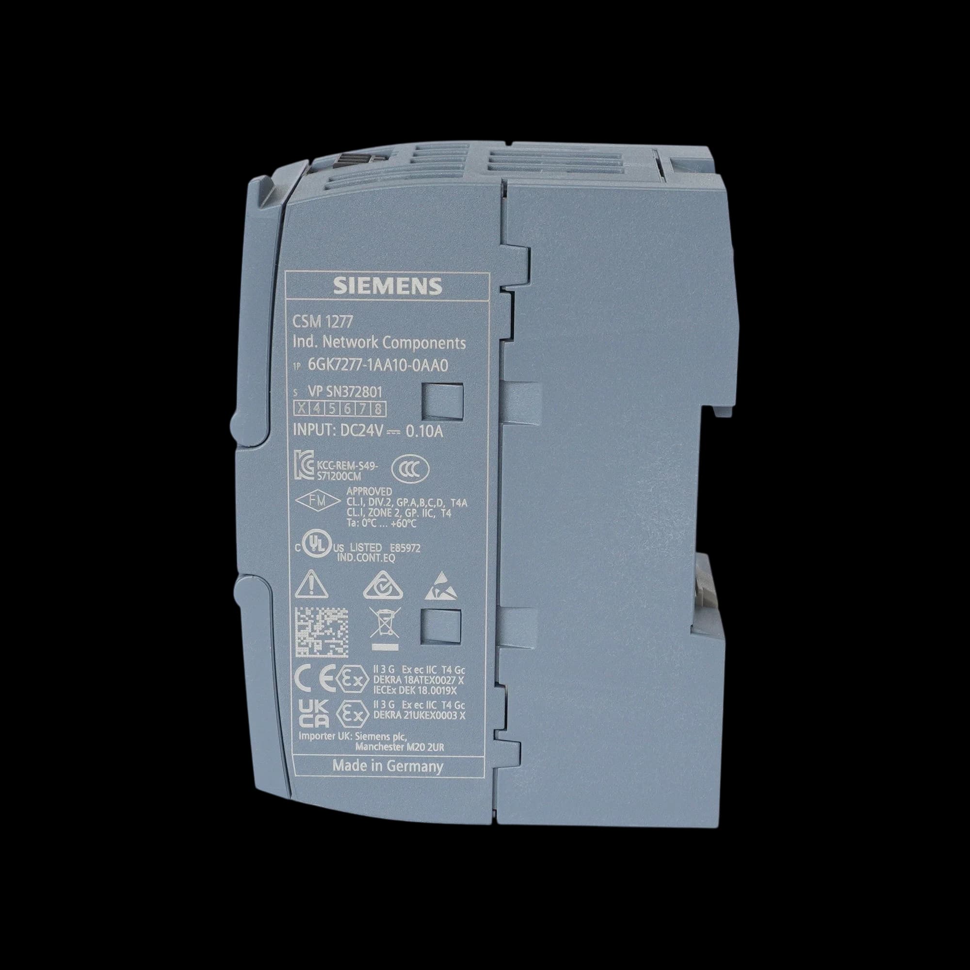 6GK7277-1AA10-0AA0_Коммутатор Ethernet CSM 127, SIMATIC S7-1200, 4 порта RJ45_5
