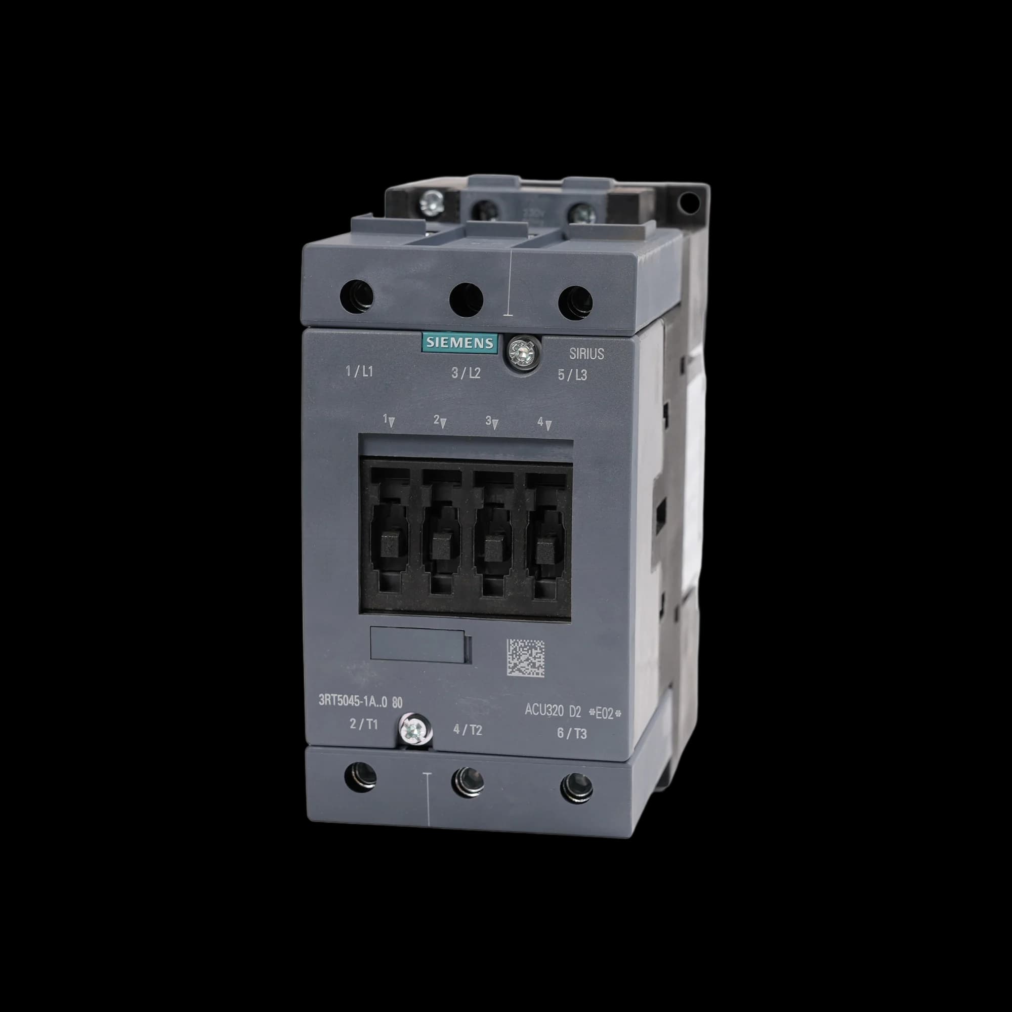 3RT5045-1AP00_Контактор 3P 80А 37кВт AC3 катушка, 230В AC, без допконтактов, габарит S3