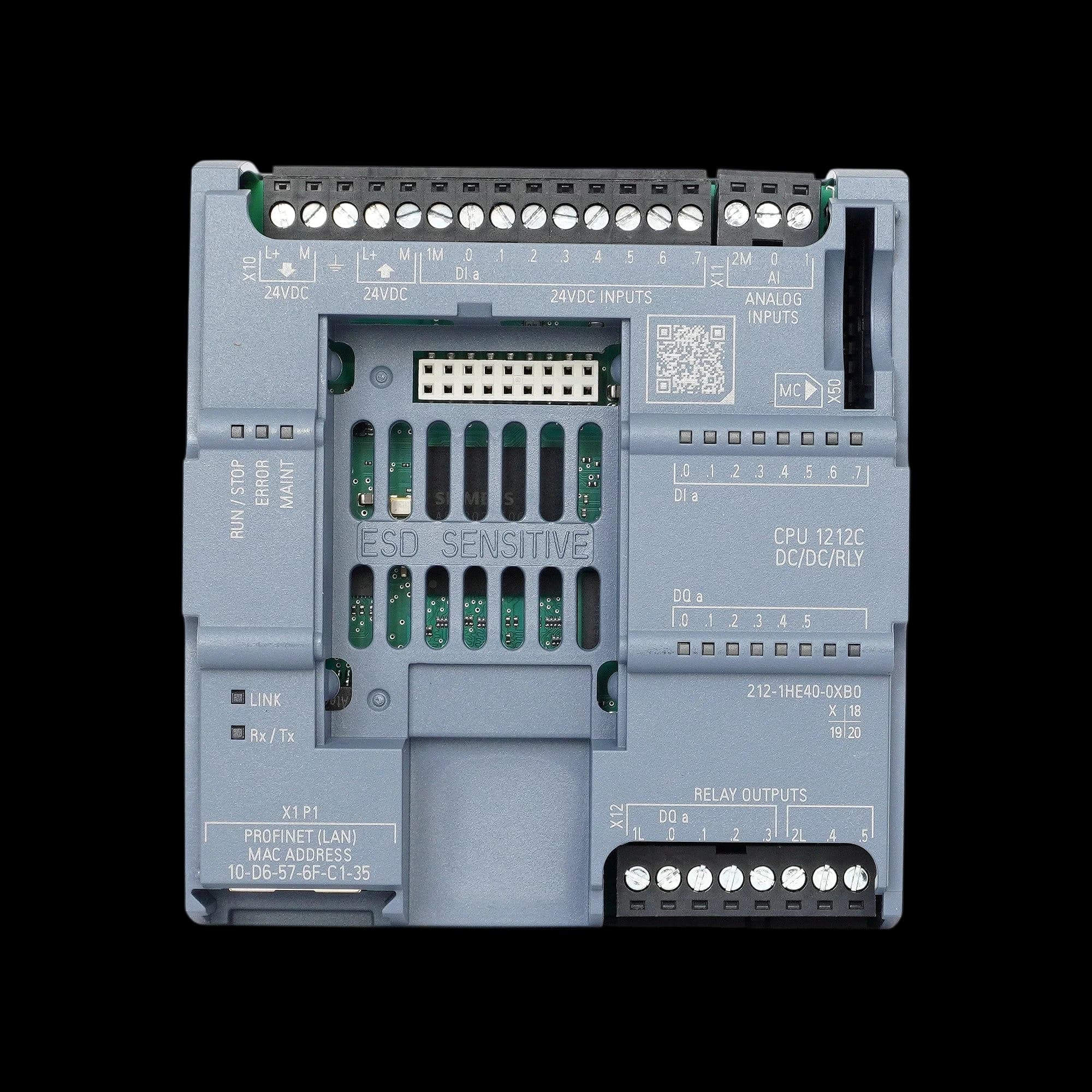 6ES7212-1HE40-0XB0_Simatic S7-1200 Центральный процессор CPU 1212C DC/DC/relay, 8DI/6DQ/2AI_5