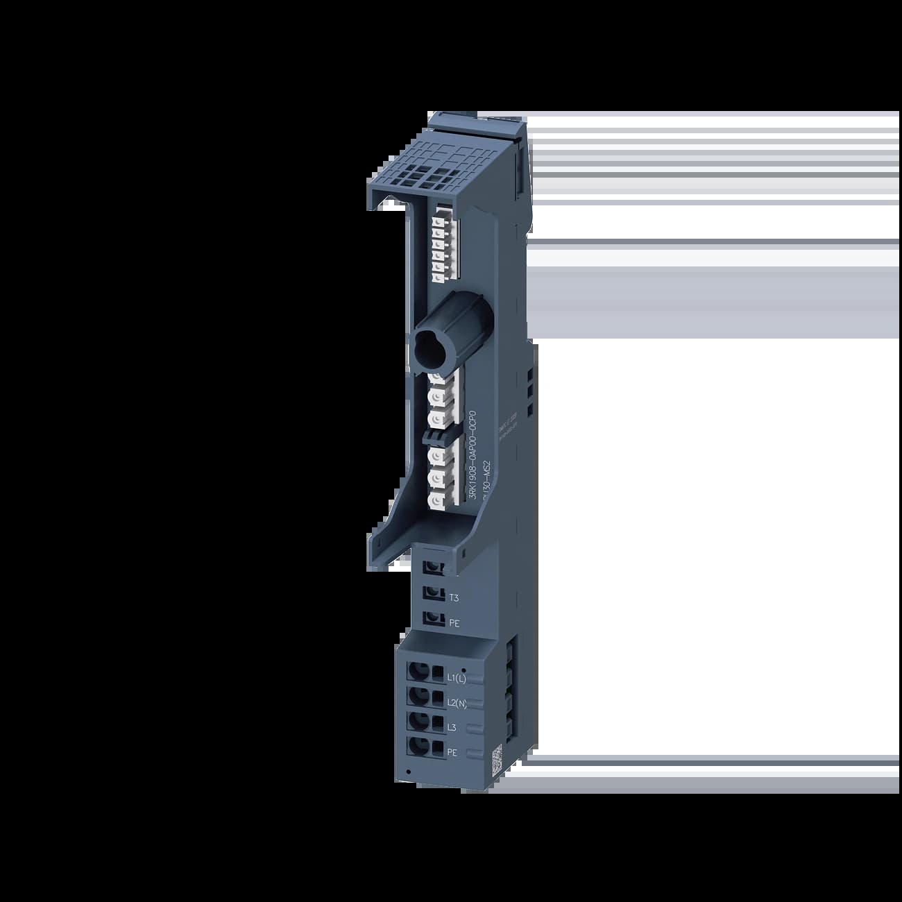 3RK1908-0AP00-0CP0_Базовый блок BU30-MS2 тёмный_1