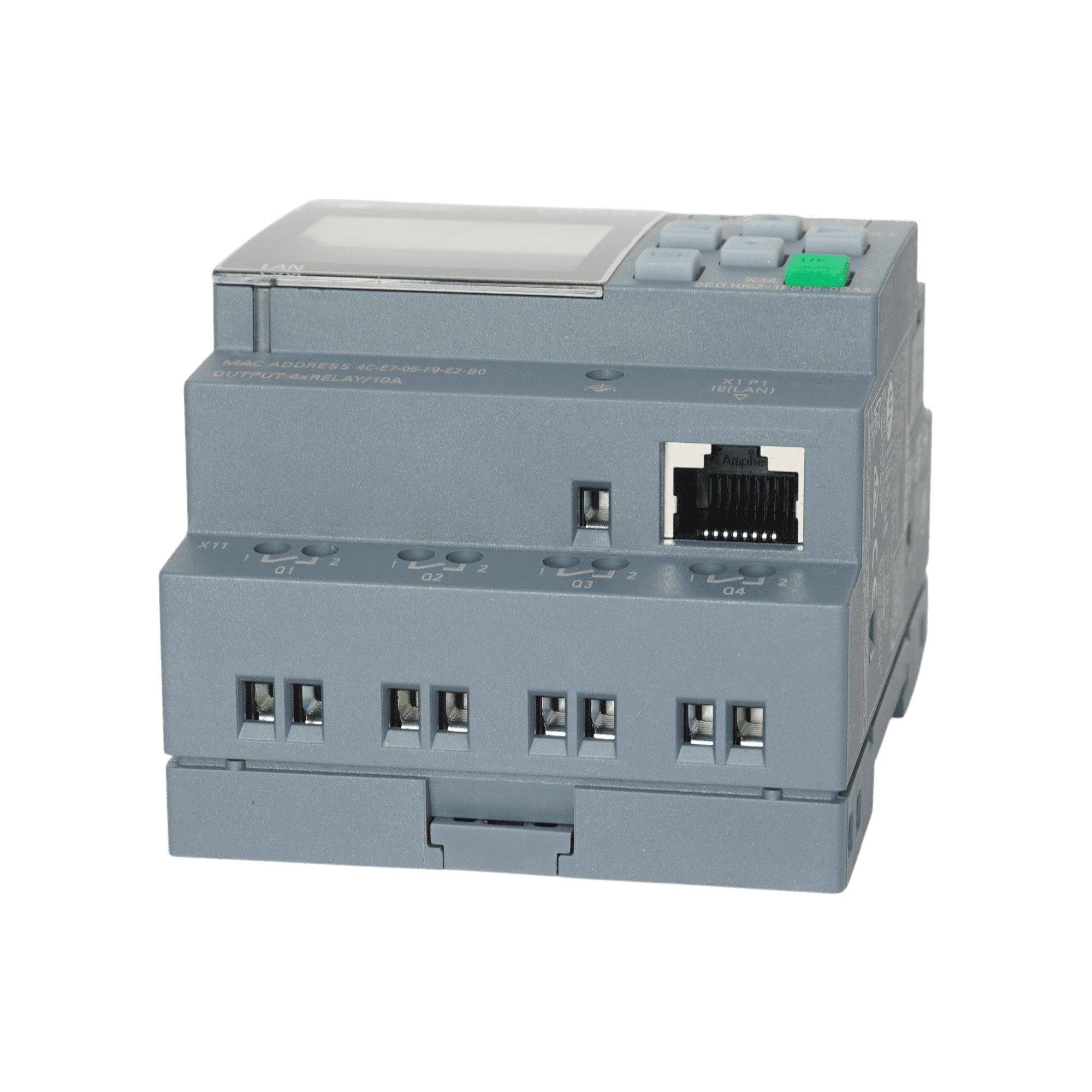 6ED1052-1FB08-0BA2_Логический модуль c дисплеем LOGO!230RCE, 4 MW, 8DI/4DO
