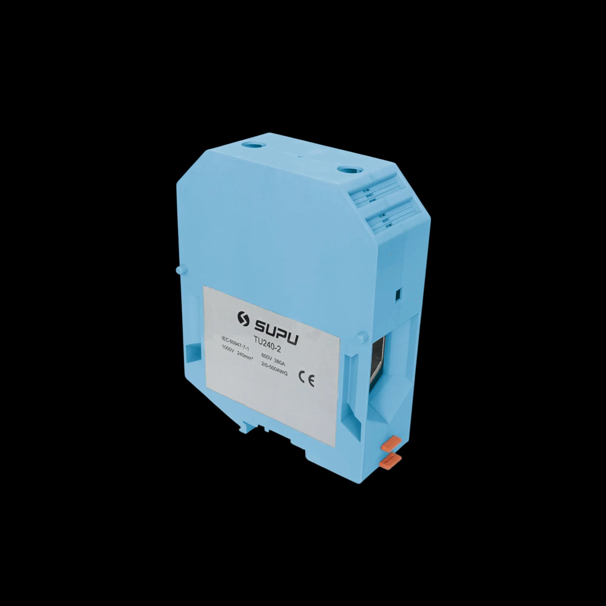 TU240-2-BU_Клемма TU 240-2, синяя, винтовая, 240 мм²