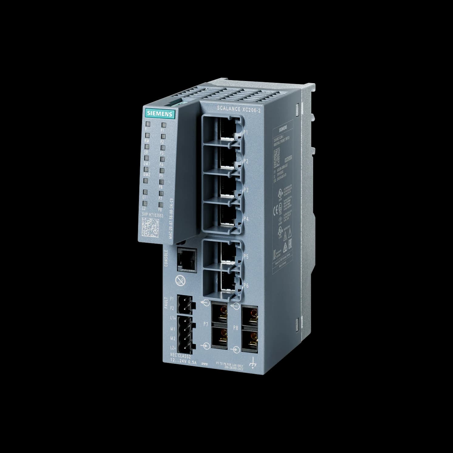 6GK5206-2BD00-2AC2_Управляемый коммутатор SCALANCE XC206-2 (SC)