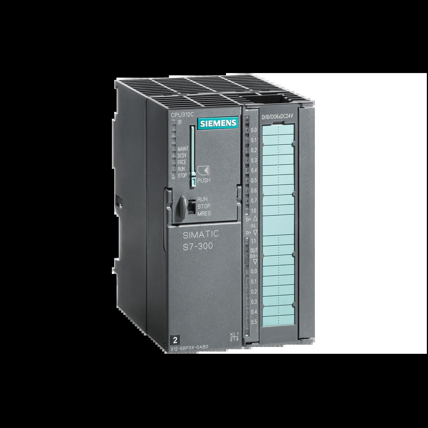 6ES7312-5BF04-0AB0_Simatic S7-300 Центральный процессор CPU 312C, 10DI/6DQ_1