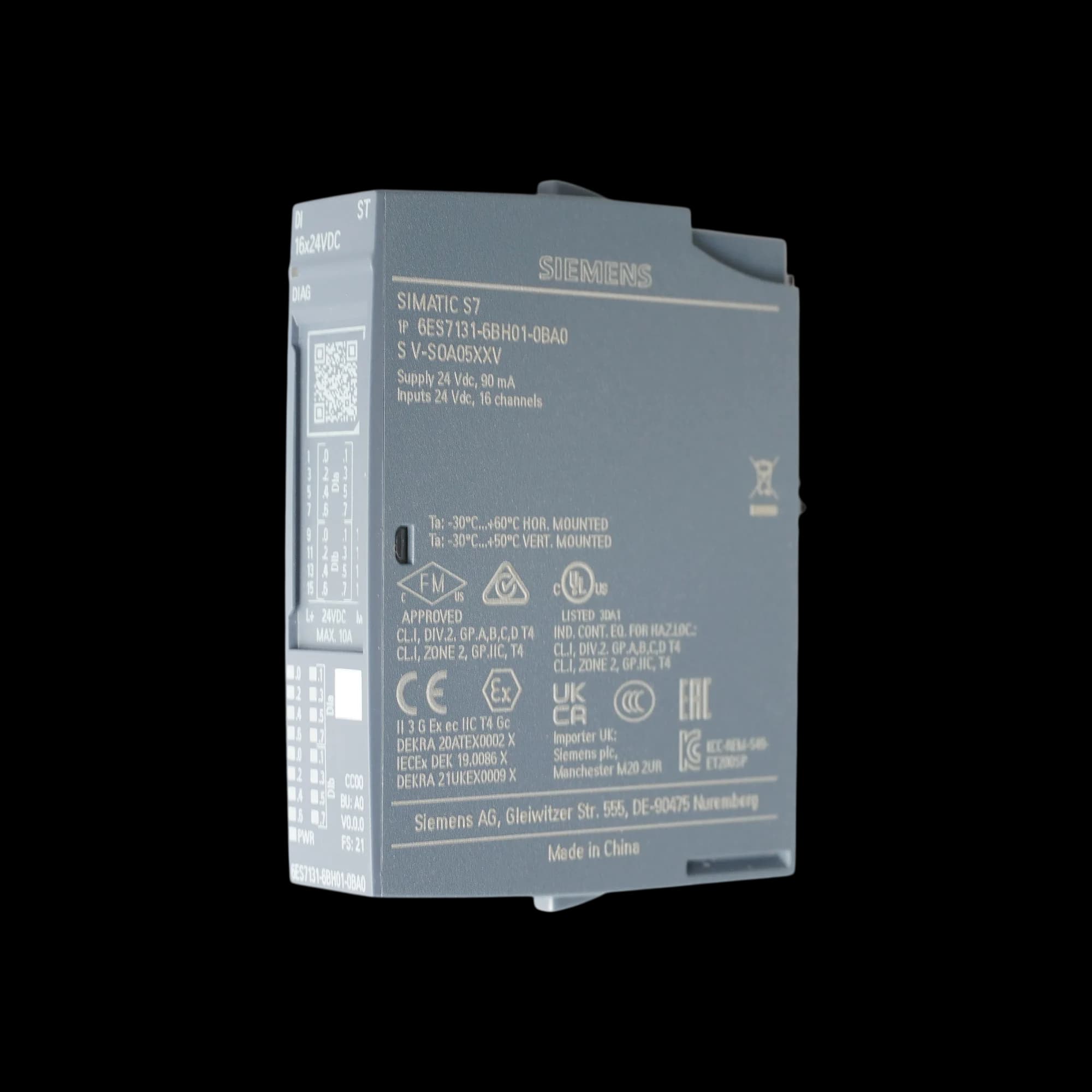 6ES7131-6BH01-0BA0_Модуль ввода ET 200SP DI16x24VDC ST_3