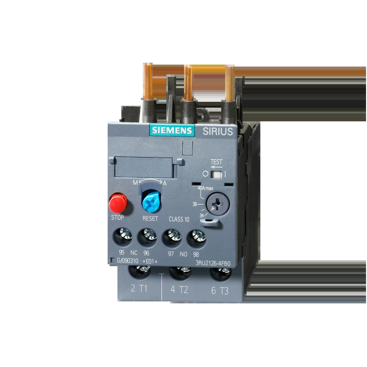3RU2126-4FB0_Тепловое реле перегрузки 18.5кВт Ir=34…40A_1