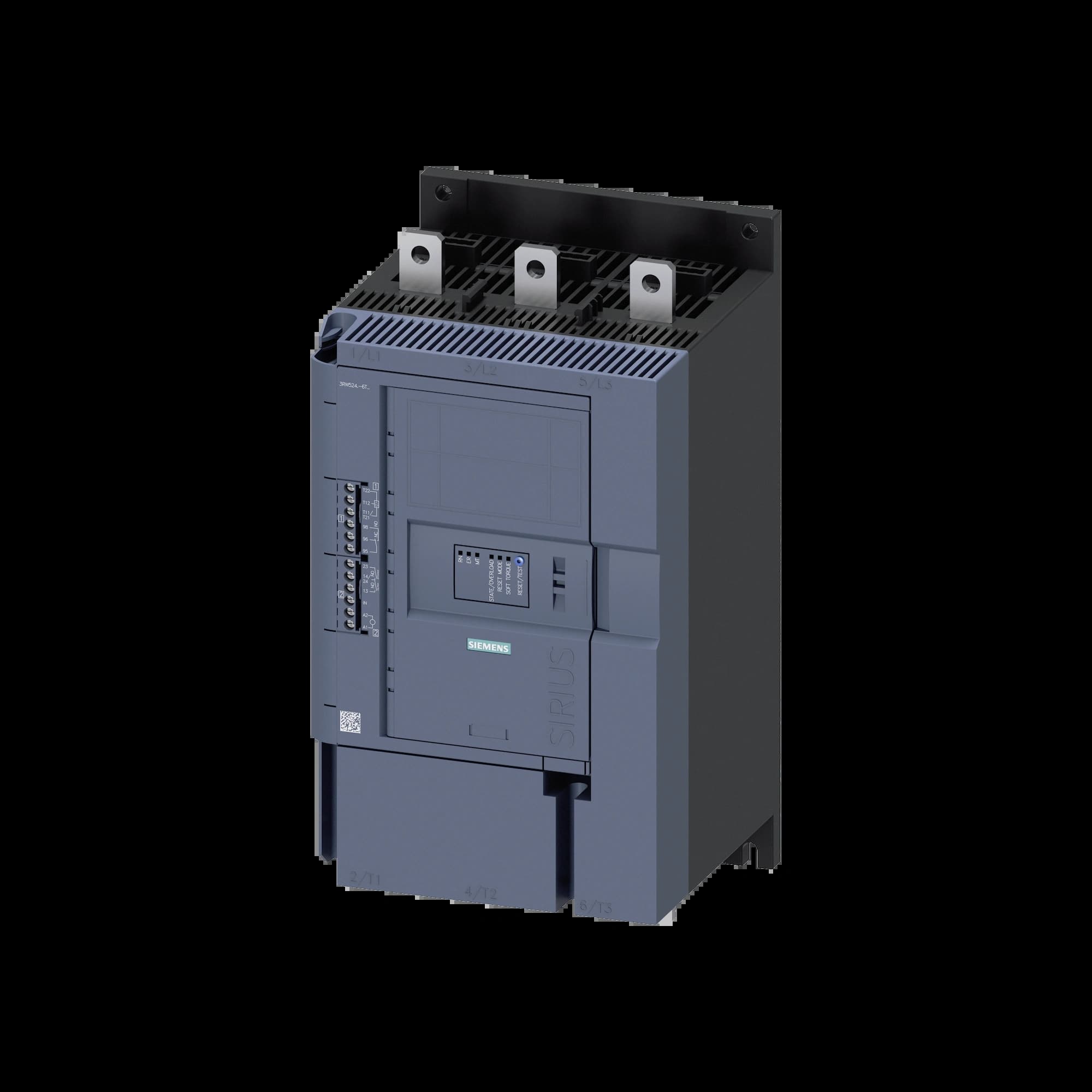 3RW5247-6TC14_Устройство плавного пуска SIRIUS 250кВт 470А 380В расширенный функционал_3