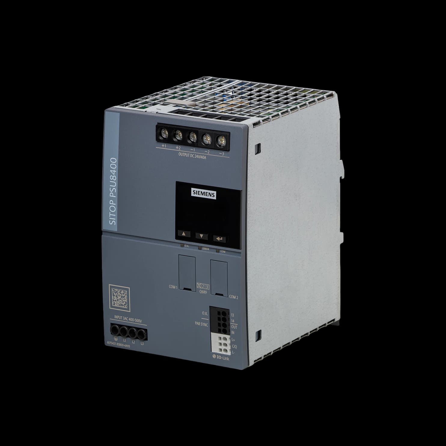 6EP3437-8SB00-4AY0_Блок питания SITOP PSU8400, 3AC -> 24В DC, 40А