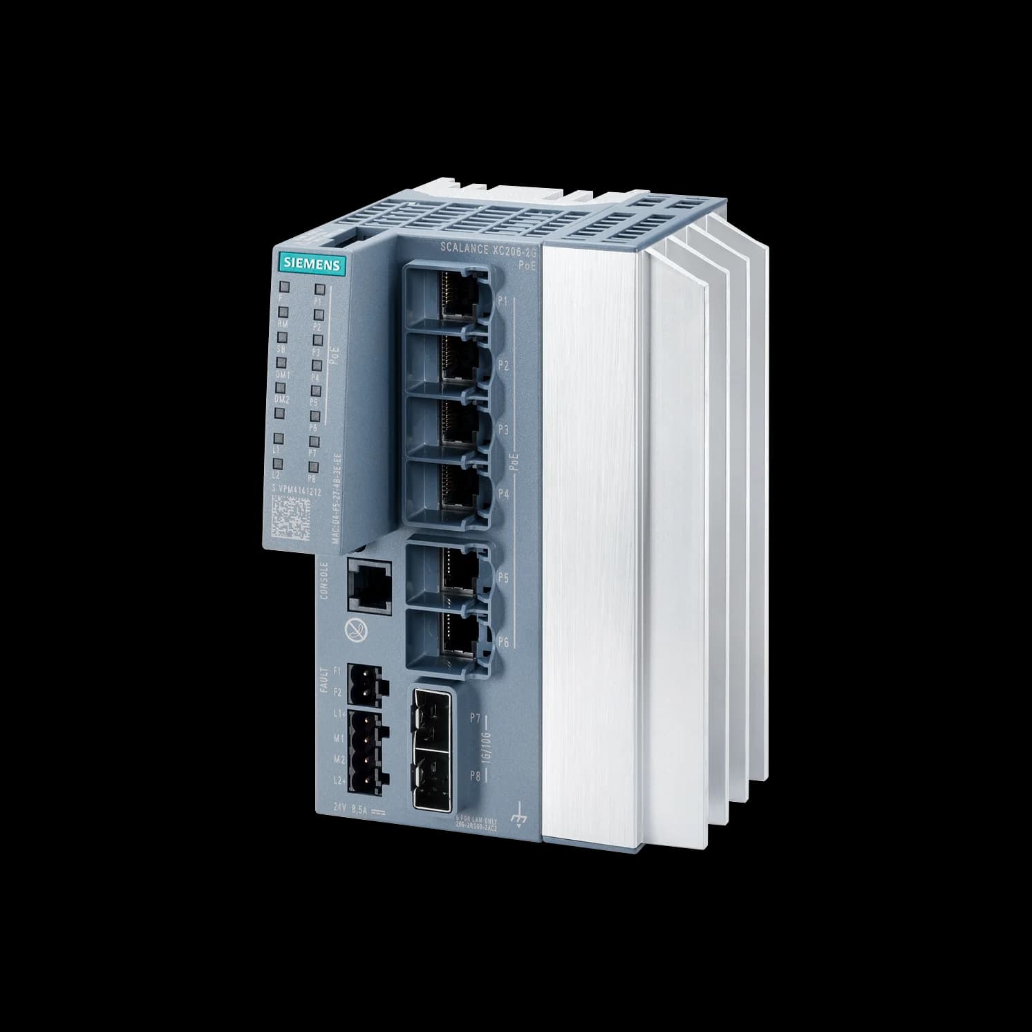6GK5206-2RS00-2AC2_Управляемый PoE-коммутатор SCALANCE XC206-2G PoE