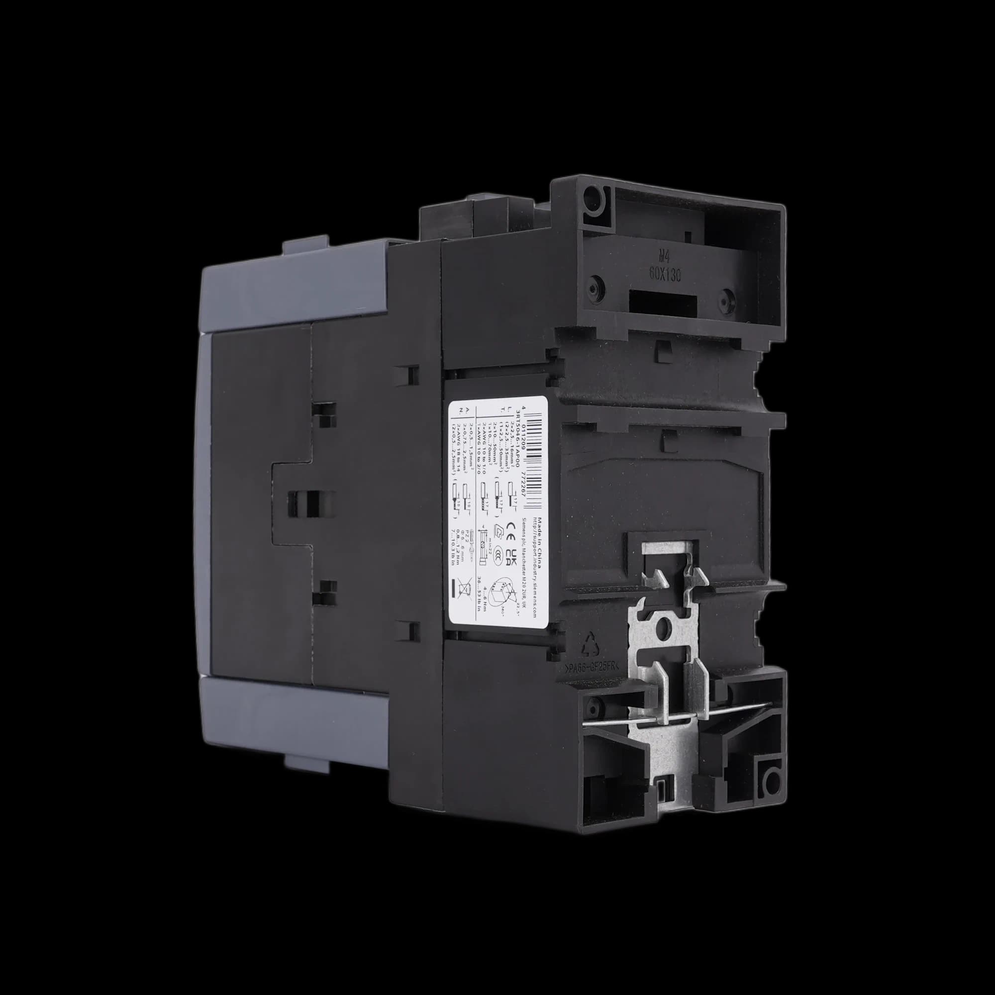 3RT5046-1AP00_Контактор 3P 95А 45кВт AC3 катушка, 230В AC, без допконтактов, габарит S3_2