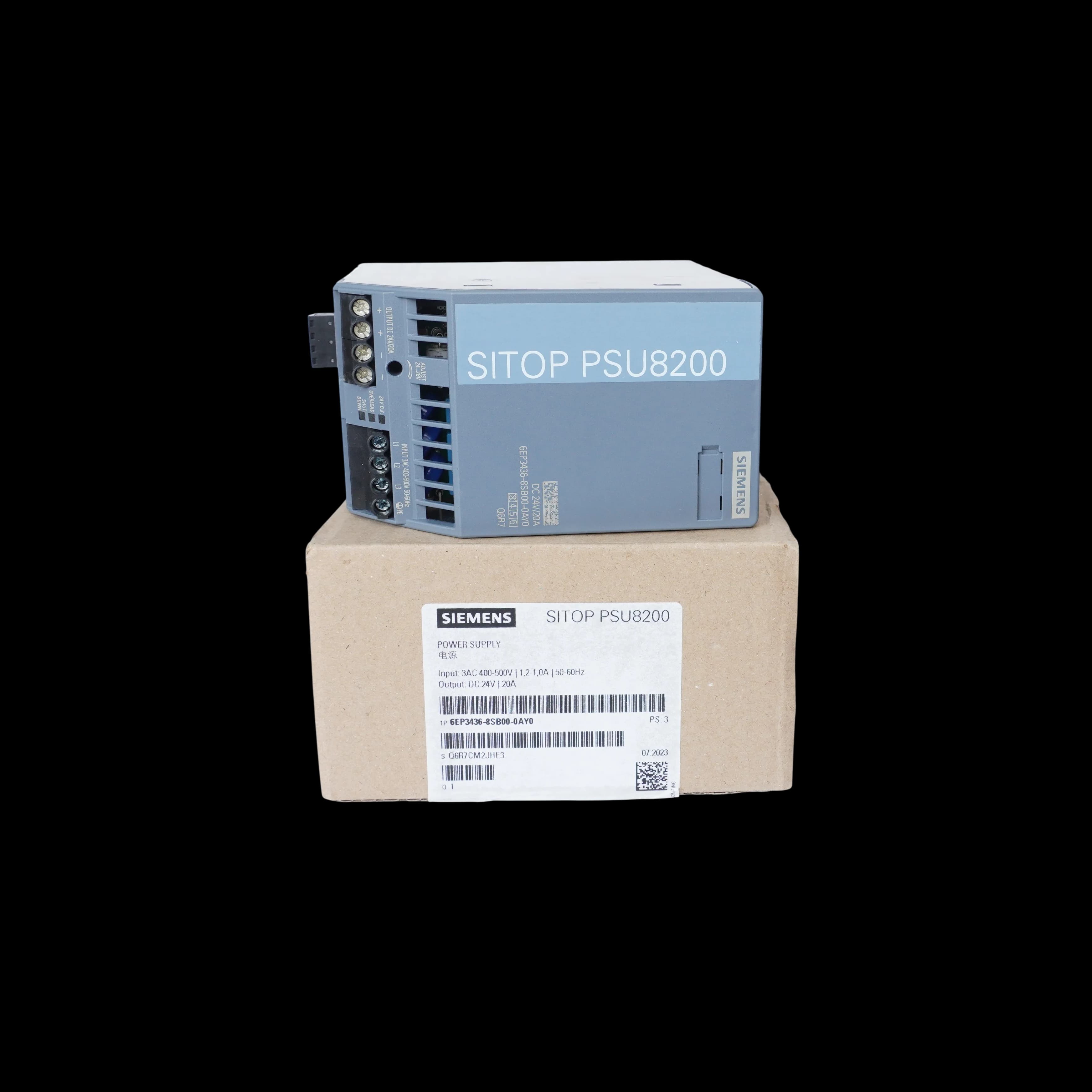 6EP3436-8SB00-0AY0_Блок питания SITOP PSU8200 3-ф., DC 24 В/20 A_6