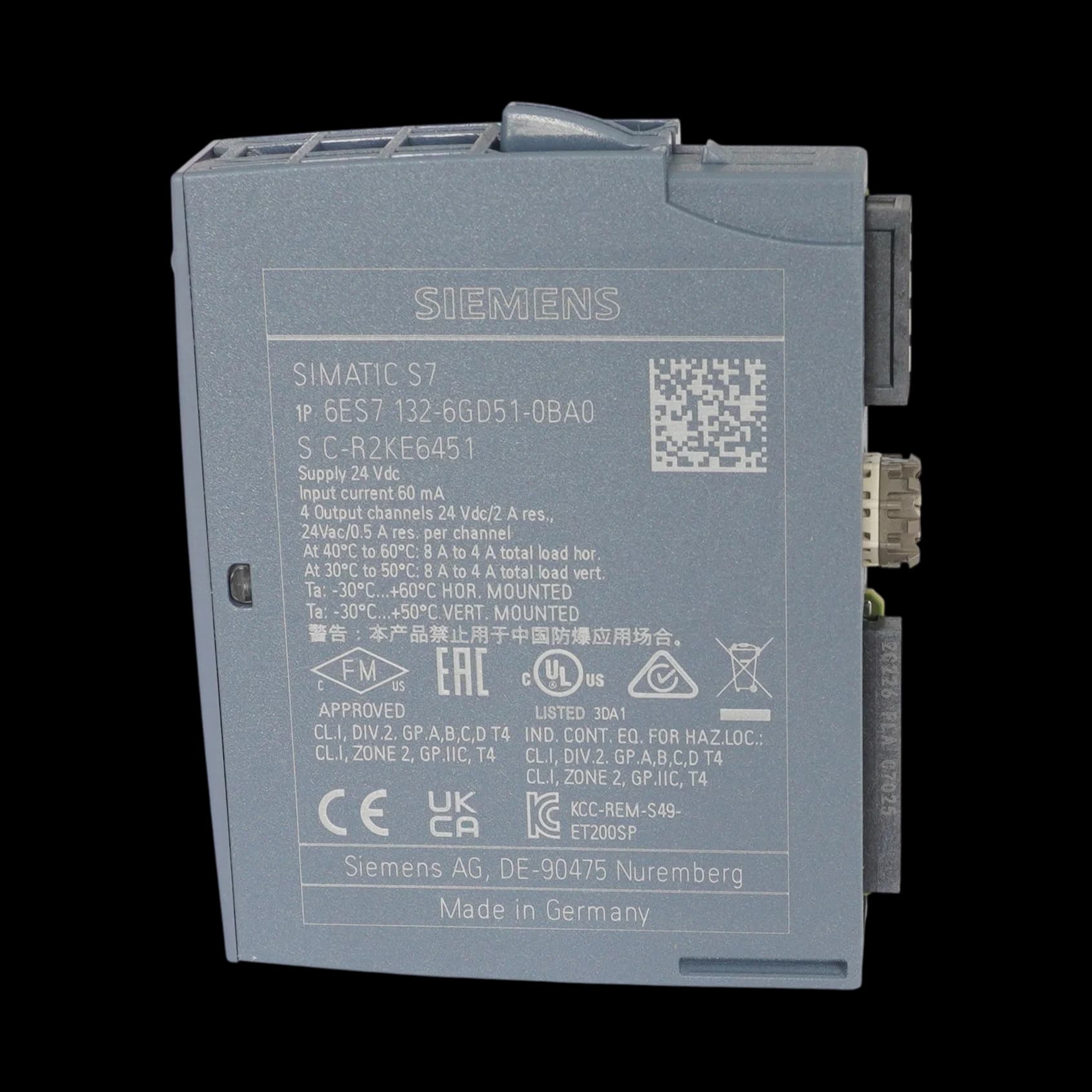 6ES7132-6GD51-0BA0_Модуль вывода ET 200SP RQ4x24VUC/2A CO ST_3