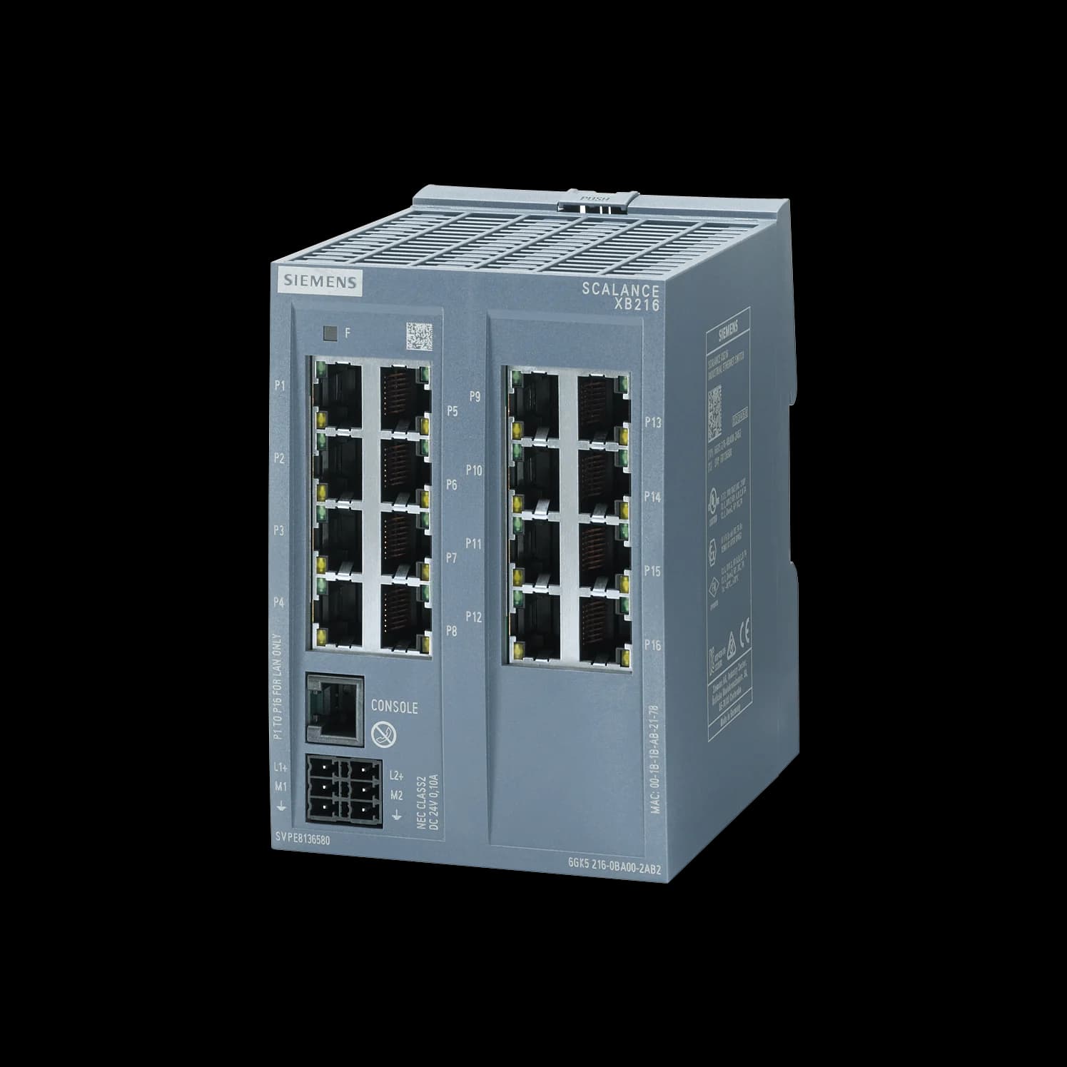6GK5216-0BA00-2AB2_Управляемый коммутатор SCALANCE XB216
