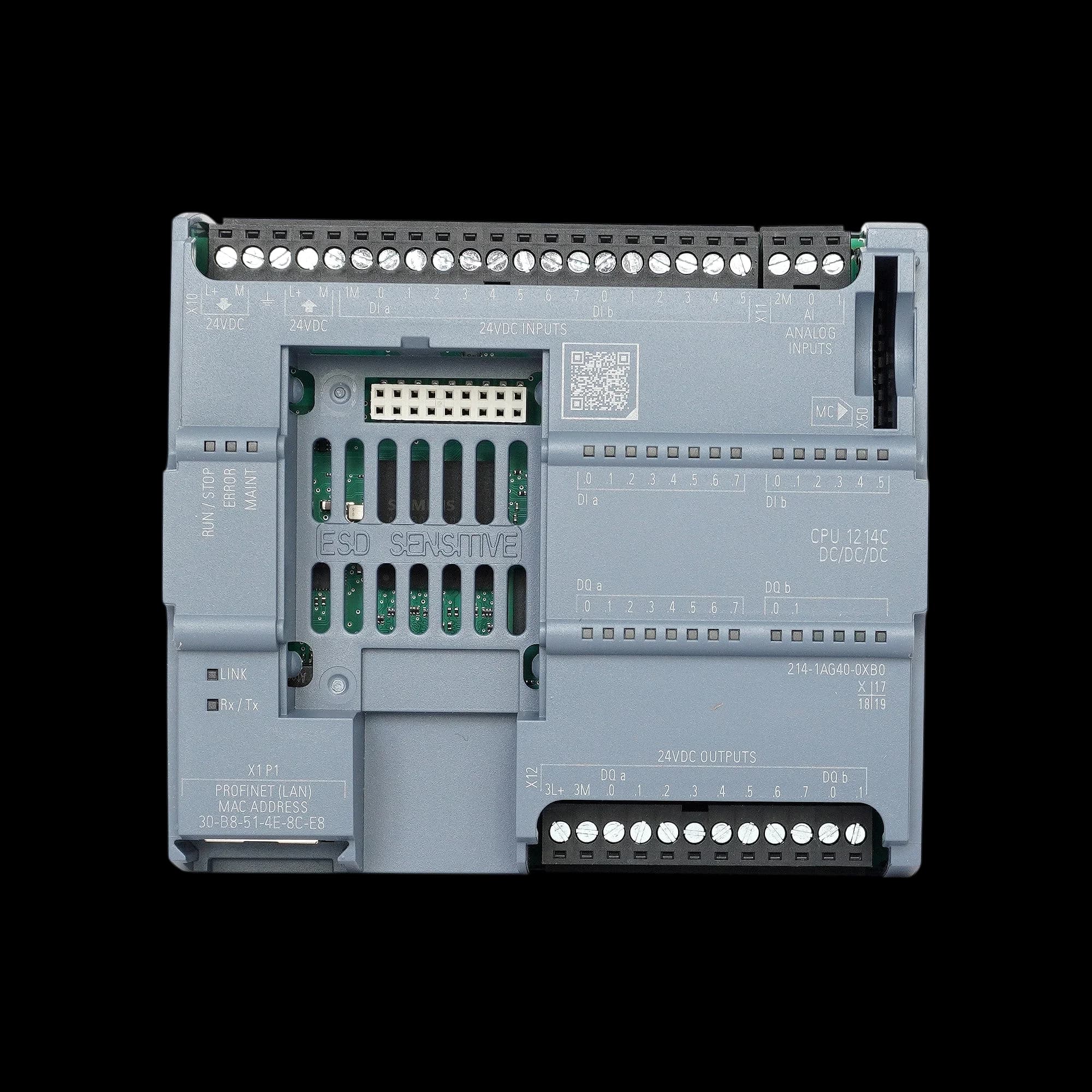 6ES7214-1AG40-0XB0_Simatic S7-1200 Центральный процессор CPU 1214C DC/DC/DC, 14DI/10DQ/2AI_4