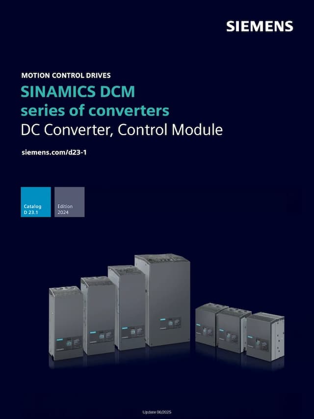 Каталог SINAMICS DCM 2024 EN
