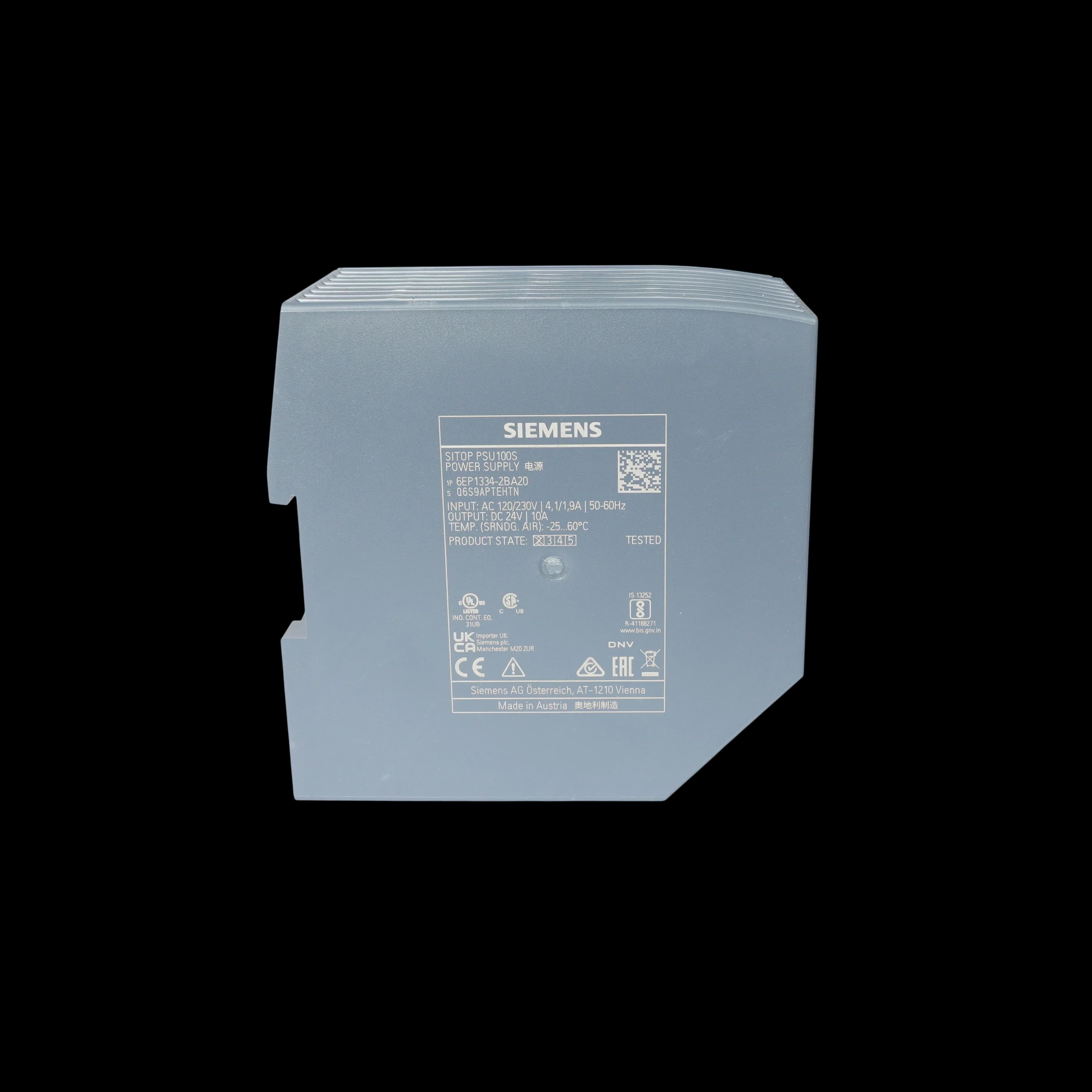 6EP1334-2BA20_Блок питания SITOP PSU100S 1-ф., DC 24 В/10 A 6EP1334-2BA20_Блок питания SITOP PSU100S 1-ф., DC 24 В/10 A