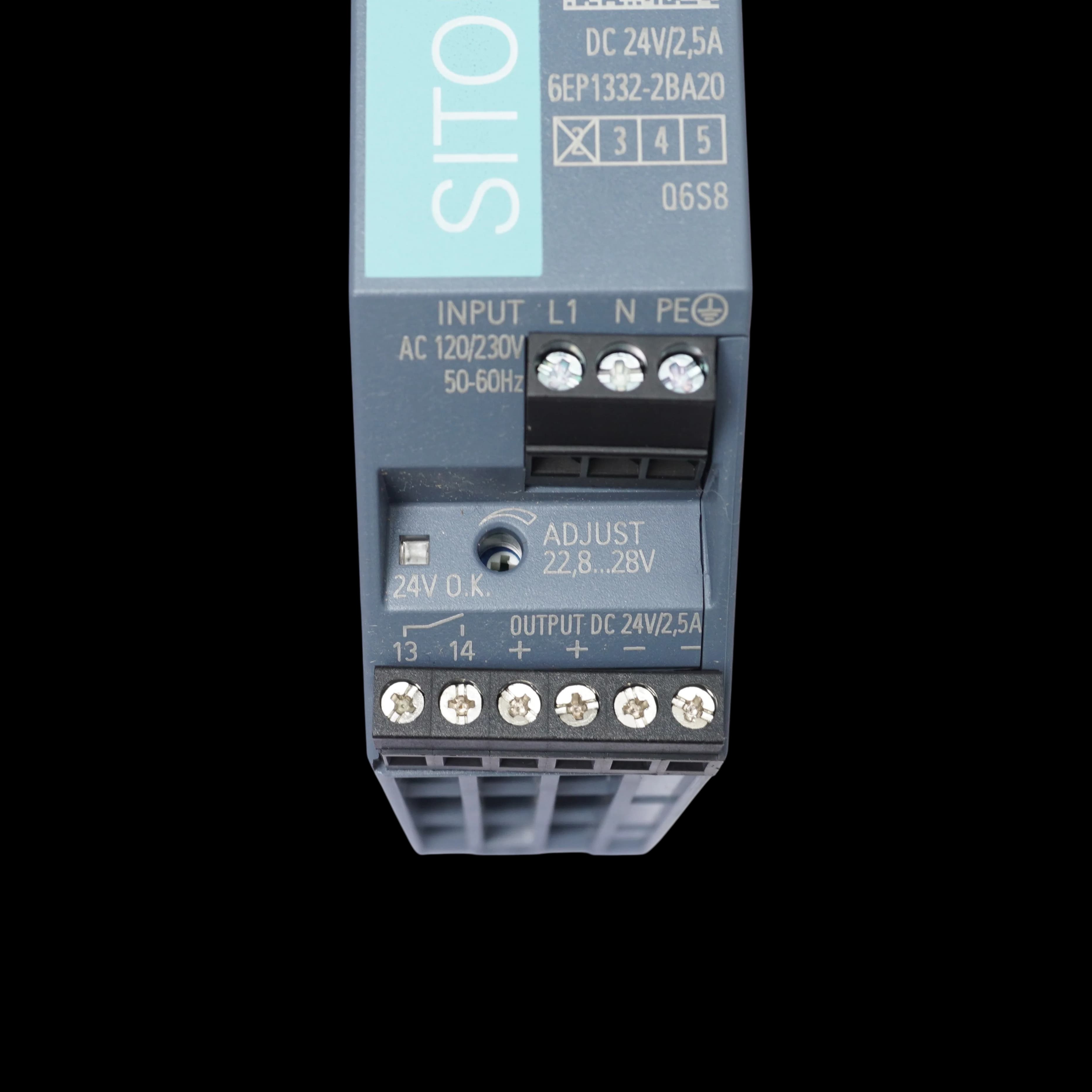 6EP1332-2BA20_Блок питания SITOP PSU100S 1-ф., DC 24 В/2,5 A 6EP1332-2BA20_Блок питания SITOP PSU100S 1-ф., DC 24 В/2,5 A